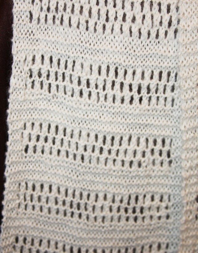 alpaca scarf close up
